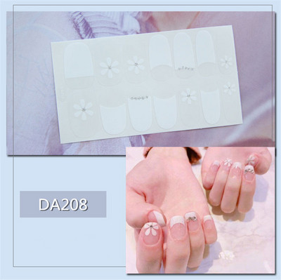 Lamemoria 1 τμχ Beauty DIY Nail Patch Αυτοκόλλητα Νυχτικά Σχέδια Νυχτερινής Κλίσης Αυτοκόλλητα Βερνίκι νυχιών Moon Αδιάβροχες λωρίδες νυχιών
