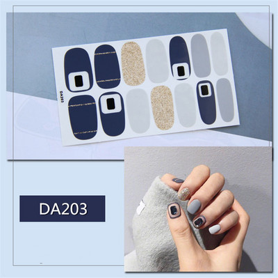 Lamemoria 1 τμχ Beauty DIY Nail Patch Αυτοκόλλητα Νυχτικά Σχέδια Νυχτερινής Κλίσης Αυτοκόλλητα Βερνίκι νυχιών Moon Αδιάβροχες λωρίδες νυχιών