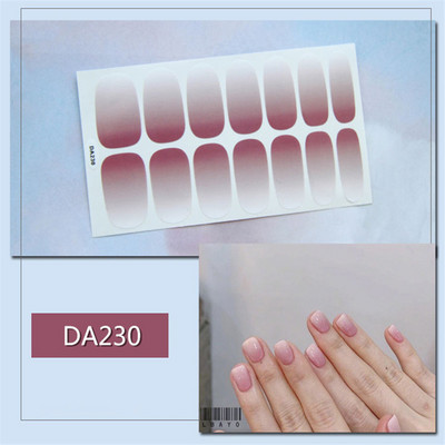 Lamemoria 1 τμχ Beauty DIY Nail Patch Αυτοκόλλητα Νυχτικά Σχέδια Νυχτερινής Κλίσης Αυτοκόλλητα Βερνίκι νυχιών Moon Αδιάβροχες λωρίδες νυχιών