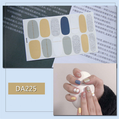 Lamemoria 1 τμχ Beauty DIY Nail Patch Αυτοκόλλητα Νυχτικά Σχέδια Νυχτερινής Κλίσης Αυτοκόλλητα Βερνίκι νυχιών Moon Αδιάβροχες λωρίδες νυχιών