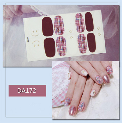 Lamemoria 1 τμχ Beauty DIY Nail Patch Αυτοκόλλητα Νυχτικά Σχέδια Νυχτερινής Κλίσης Αυτοκόλλητα Βερνίκι νυχιών Moon Αδιάβροχες λωρίδες νυχιών