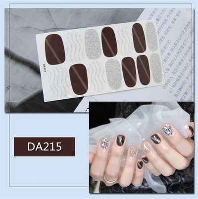 Lamemoria 1 τμχ Beauty DIY Nail Patch Αυτοκόλλητα Νυχτικά Σχέδια Νυχτερινής Κλίσης Αυτοκόλλητα Βερνίκι νυχιών Moon Αδιάβροχες λωρίδες νυχιών