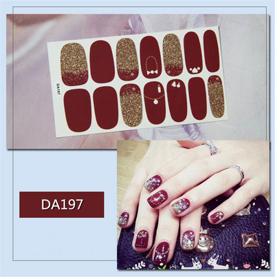 Lamemoria 1 τμχ Beauty DIY Nail Patch Αυτοκόλλητα Νυχτικά Σχέδια Νυχτερινής Κλίσης Αυτοκόλλητα Βερνίκι νυχιών Moon Αδιάβροχες λωρίδες νυχιών