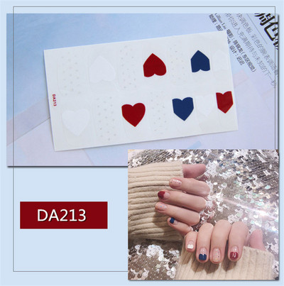 Lamemoria 1 τμχ Beauty DIY Nail Patch Αυτοκόλλητα Νυχτικά Σχέδια Νυχτερινής Κλίσης Αυτοκόλλητα Βερνίκι νυχιών Moon Αδιάβροχες λωρίδες νυχιών