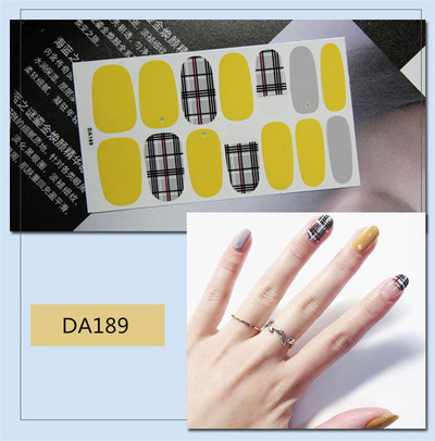 Lamemoria 1 τμχ Beauty DIY Nail Patch Αυτοκόλλητα Νυχτικά Σχέδια Νυχτερινής Κλίσης Αυτοκόλλητα Βερνίκι νυχιών Moon Αδιάβροχες λωρίδες νυχιών