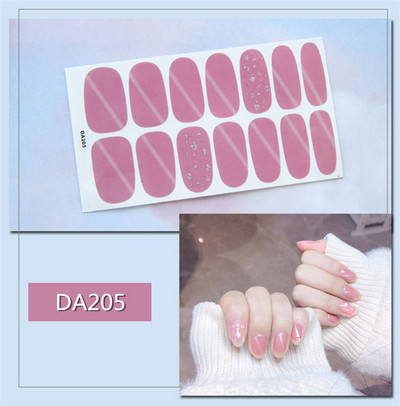 Lamemoria 1 τμχ Beauty DIY Nail Patch Αυτοκόλλητα Νυχτικά Σχέδια Νυχτερινής Κλίσης Αυτοκόλλητα Βερνίκι νυχιών Moon Αδιάβροχες λωρίδες νυχιών