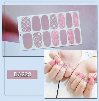 Lamemoria 1 τμχ Beauty DIY Nail Patch Αυτοκόλλητα Νυχτικά Σχέδια Νυχτερινής Κλίσης Αυτοκόλλητα Βερνίκι νυχιών Moon Αδιάβροχες λωρίδες νυχιών