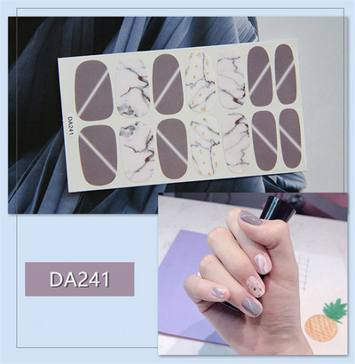 Lamemoria 1 τμχ Beauty DIY Nail Patch Αυτοκόλλητα Νυχτικά Σχέδια Νυχτερινής Κλίσης Αυτοκόλλητα Βερνίκι νυχιών Moon Αδιάβροχες λωρίδες νυχιών
