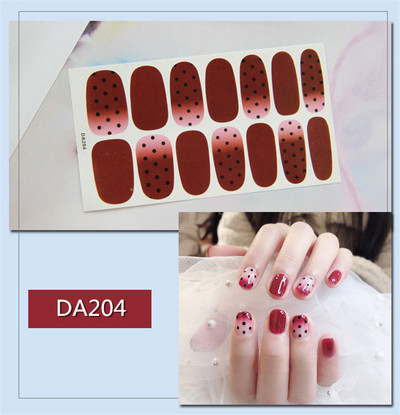 Lamemoria 1 τμχ Beauty DIY Nail Patch Αυτοκόλλητα Νυχτικά Σχέδια Νυχτερινής Κλίσης Αυτοκόλλητα Βερνίκι νυχιών Moon Αδιάβροχες λωρίδες νυχιών