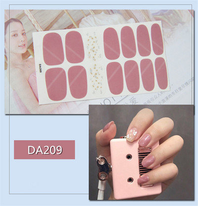 Lamemoria 1 τμχ Beauty DIY Nail Patch Αυτοκόλλητα Νυχτικά Σχέδια Νυχτερινής Κλίσης Αυτοκόλλητα Βερνίκι νυχιών Moon Αδιάβροχες λωρίδες νυχιών
