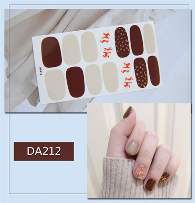 Lamemoria 1 τμχ Beauty DIY Nail Patch Αυτοκόλλητα Νυχτικά Σχέδια Νυχτερινής Κλίσης Αυτοκόλλητα Βερνίκι νυχιών Moon Αδιάβροχες λωρίδες νυχιών