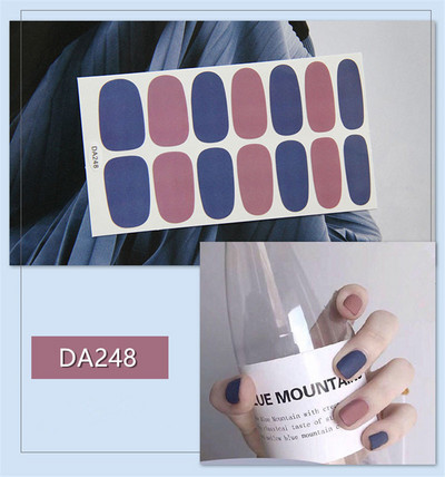 Lamemoria 1 τμχ Beauty DIY Nail Patch Αυτοκόλλητα Νυχτικά Σχέδια Νυχτερινής Κλίσης Αυτοκόλλητα Βερνίκι νυχιών Moon Αδιάβροχες λωρίδες νυχιών