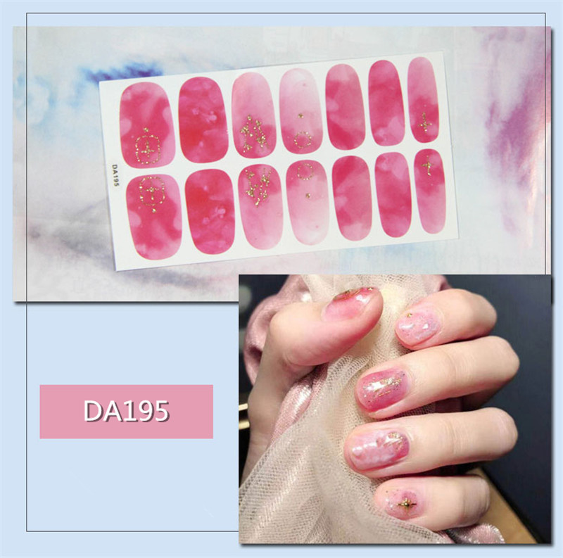 Lamemoria 1 τμχ Beauty DIY Nail Patch Αυτοκόλλητα Νυχτικά Σχέδια Νυχτερινής Κλίσης Αυτοκόλλητα Βερνίκι νυχιών Moon Αδιάβροχες λωρίδες νυχιών