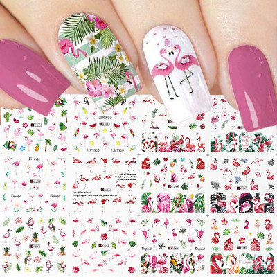 12 τμχ Μελάνι Blooming Marble Nail Water Sliders Gradient Abstract Abstract Geometric Line Transfer Sliders DIY Wraps Manicure LEBN1345-1356