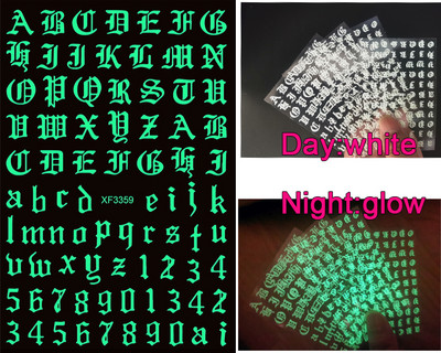 Φωτεινά αυτοκόλλητα νυχιών τέχνης φωτός που λάμπουν σε σκούρο αυτοκόλλητα για τα νύχια Αυτοκόλλητα νυχτερινού φωτός Σχέδιο μανικιούρ μεταφοράς πεταλούδας σελήνης