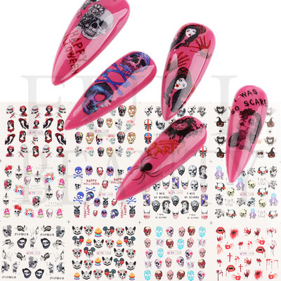 Αυτοκόλλητα νυχιών με αυτοκόλλητα Αγίου Βαλεντίνου Red Love Heart Έρως τόξο Βέλος Αυτοκόλλητο συρόμενο γράμματα Διακόσμηση νυχιών για μανικιούρ LEBN