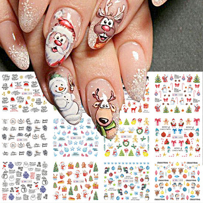 Αυτοκόλλητα νυχιών με αυτοκόλλητα Αγίου Βαλεντίνου Red Love Heart Έρως τόξο Βέλος Αυτοκόλλητο συρόμενο γράμματα Διακόσμηση νυχιών για μανικιούρ LEBN