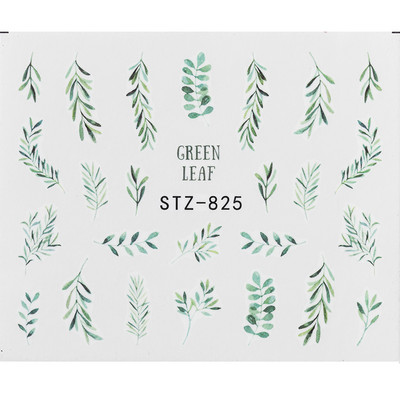 Hot Sell 1Pcs 3D Floral Nail Art Αυτοκόλλητα μεταφοράς νερού Συμβουλές διακόσμησης για μανικιούρ φύλλα λουλουδιών Χαλκομανίες νυχιών Εργαλεία Χονδρική