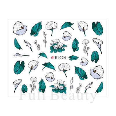 Τρισδιάστατο αντανακλαστικό αυτοκόλλητο νυχιών Snowflakes Χριστουγεννιάτικη διακόσμηση 2022 Suagr Coating Effect Shiny Glitter Sliders Hearts Decal NLLS-J19