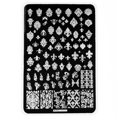 5 αστέρια Πλάκες για σφράγιση νυχιών Σφράγιση προτύπων σφραγίδας εκτύπωσης Stencil Tools πρότυπο αυτοκόλλητων νυχιών 15X10cm Μεγάλη μεταλλική πλάκα σφράγισης