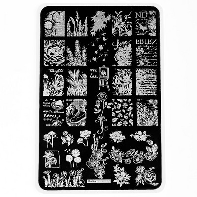 5 αστέρια Πλάκες για σφράγιση νυχιών Σφράγιση προτύπων σφραγίδας εκτύπωσης Stencil Tools πρότυπο αυτοκόλλητων νυχιών 15X10cm Μεγάλη μεταλλική πλάκα σφράγισης