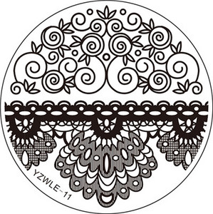 1 ΤΕΜ Χειροποίητο αυθεντικό σχέδιο Στρογγυλό ανοξείδωτο ατσάλι DIY Σφράγιση εικόνας Πλάκες τέχνης νυχιών Πρότυπα στένσιλ 30 στυλ για επιλογή