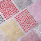 1 τεμ. Αυτοκόλλητα Kawaii Love Heart Nail Art 3D Πολύχρωμα Κούφια Love Σχέδιο συρόμενου νυχιών Αυτοκόλλητα μεικτού μεγέθους Διακοσμητικά νυχιών