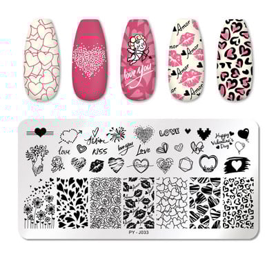 PICT YOU Körömnyomó lemezek Karakterek Vonalminta Körömdíszítés Lemez Stencil Vonal Képek Emberek Téma Képlemezek Tervezési forma