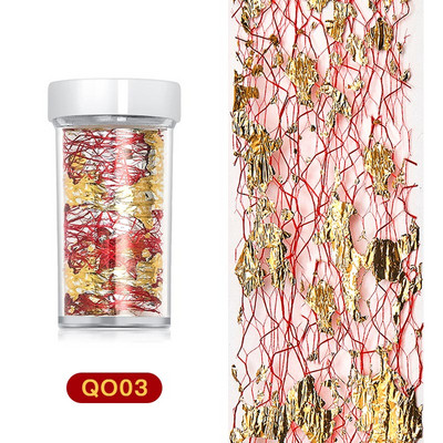 4*50cm/tekercses vonalú körömmatricák körmökhöz arany ezüst hálós körömátvivő fólia papírmatricák 3D körömdíszítések barkácsolás