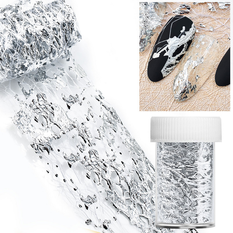 4*50cm/tekercses vonalú körömmatricák körmökhöz arany ezüst hálós körömátvivő fólia papírmatricák 3D körömdíszítések barkácsolás