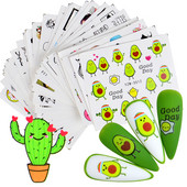 1db 3D körömmatrica szexi lány absztrakt arc állati körmök csúszkák Oroszország betűdísz öntapadó matrica körömdísz kiegészítők