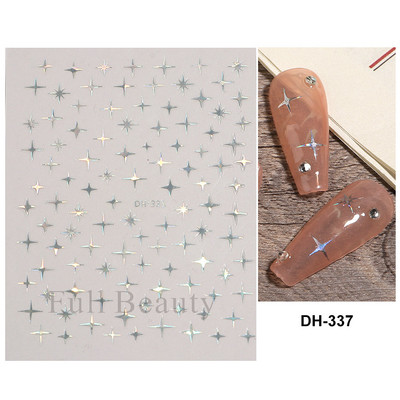 3D bambusest lehtedest kalligraafia küünte kleebised Hiina tähemärgiga tint Lillekunst Kleebised Virsikuõie kleebised Maniküür LAF904