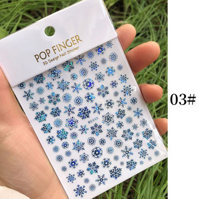 1 lap Új római angol ábécé szám 3D köröm matricák karácsonyi romantikus irizáló arany ezüst szó kis betűk köröm