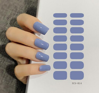 1 lapos csillogó körömmatricák Teljes fedő matricák körömművészethez Öntapadó matricák manikűrhöz Vízálló körömmatricák