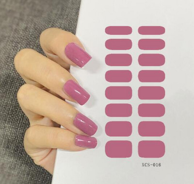 1 lapos csillogó körömmatricák Teljes fedő matricák körömművészethez Öntapadó matricák manikűrhöz Vízálló körömmatricák