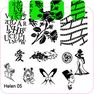 Négyzet alakú köröm sablonok lemez virág torta lány geometria jármű bélyegző sablon manikűr bélyegző képlemez