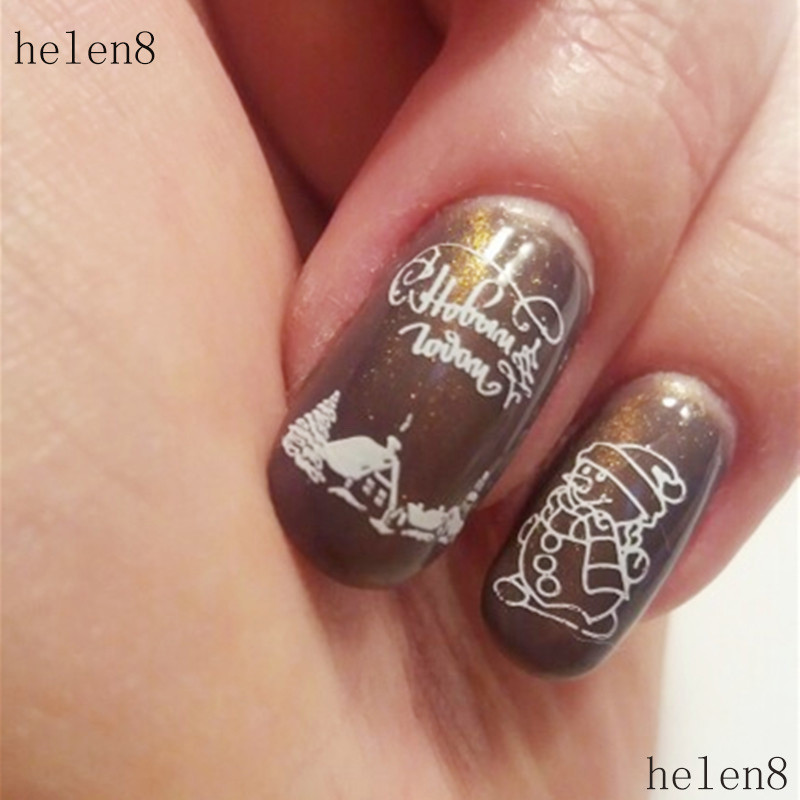 Négyzet alakú köröm sablonok lemez virág torta lány geometria jármű bélyegző sablon manikűr bélyegző képlemez