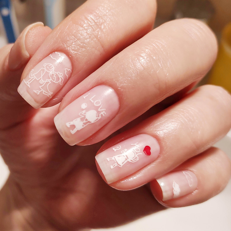 Lillemuster Ümmargune küünekunsti šabloon Kuu Star Sky Pilt Küünte stantsimisplaadid Maniküüri mall Templitööriistad