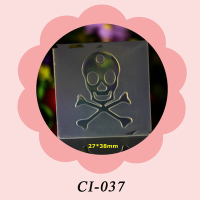 CI 9 Styles 3D faragás szilikon forma körömbélyegző koponya/jogart/tündér álommintás barkácsolás UV gél akril kristály köröm sablon