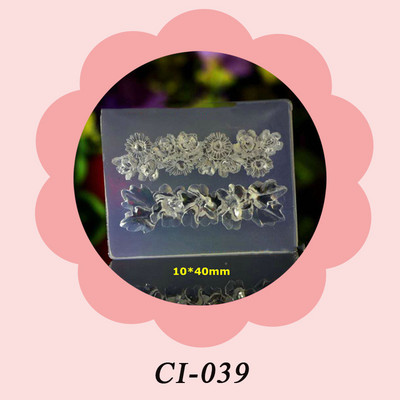 CI 9 Styles 3D faragás szilikon forma körömbélyegző koponya/jogart/tündér álommintás barkácsolás UV gél akril kristály köröm sablon