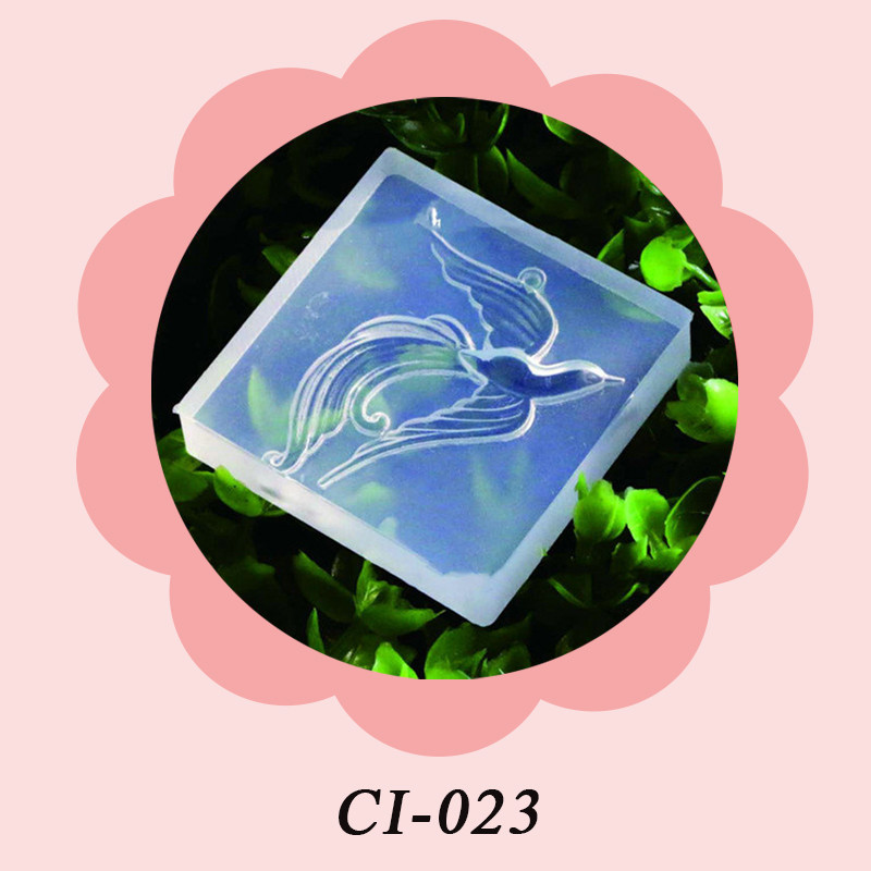 CI 9 Styles 3D faragás szilikon forma körömbélyegző koponya/jogart/tündér álommintás barkácsolás UV gél akril kristály köröm sablon