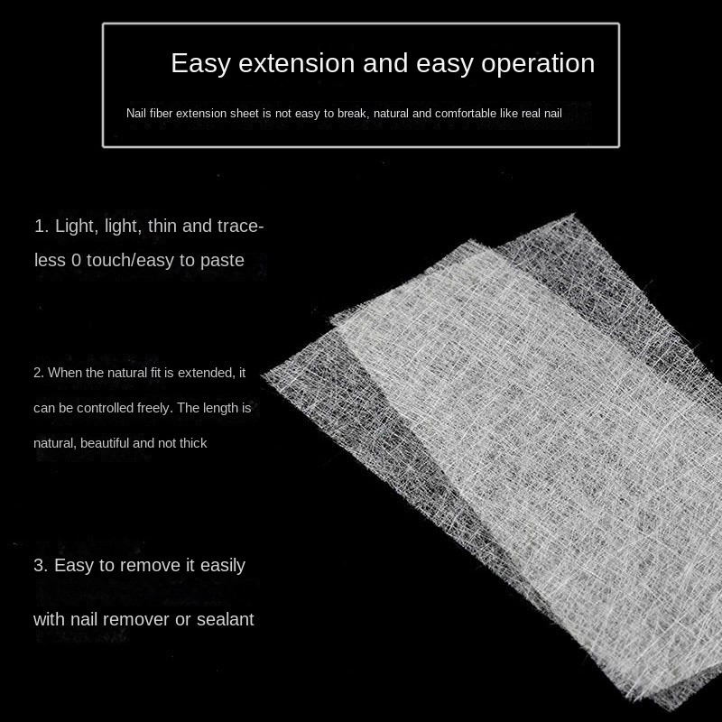 5/10/20db selyem üvegszálas körömhosszabbító formához nem szőtt selymek UV gél Építőszálas francia akril barkács manikűr kiegészítők