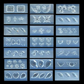 3D faragás szilikon körömforma bélyegző sablon bélyegző minta barkácsolás UV gél akril kristály körmök eszközök