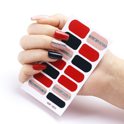 Arany fényes dizájn körömmatricák divatos kiváló minőségű matricák manikűrhöz Színes körömlakk matricák Elfogadja a szállítást