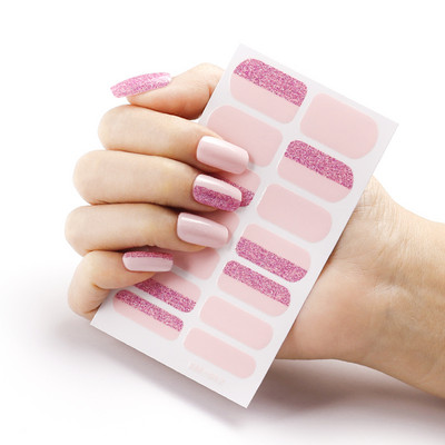 Arany fényes dizájn körömmatricák divatos kiváló minőségű matricák manikűrhöz Színes körömlakk matricák Elfogadja a szállítást