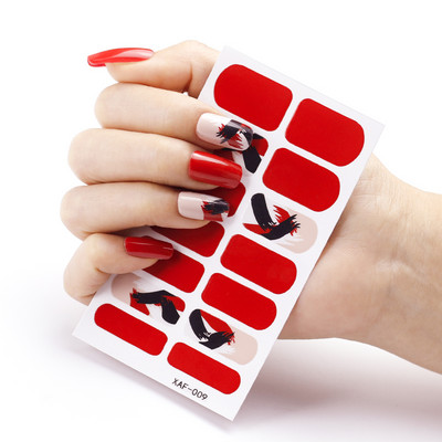 Arany fényes dizájn körömmatricák divatos kiváló minőségű matricák manikűrhöz Színes körömlakk matricák Elfogadja a szállítást