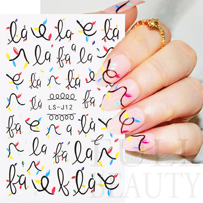 Üreges pillangós matricák körmökhöz Holografikus fényvisszaverő csillagok körömdizájn lézerarany ezüst körömdíszítő csúszkák manikűr LEBTF