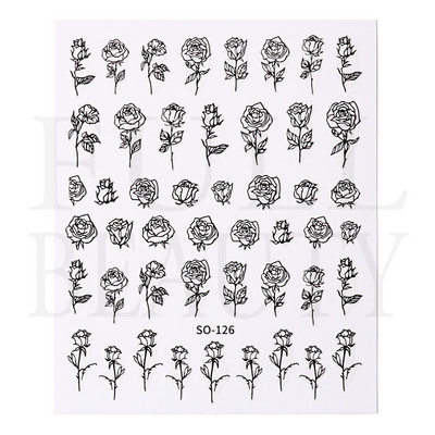 Üreges pillangós matricák körmökhöz Holografikus fényvisszaverő csillagok körömdizájn lézerarany ezüst körömdíszítő csúszkák manikűr LEBTF