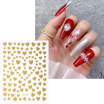 Üreges pillangós matricák körmökhöz Holografikus fényvisszaverő csillagok körömdizájn lézerarany ezüst körömdíszítő csúszkák manikűr LEBTF