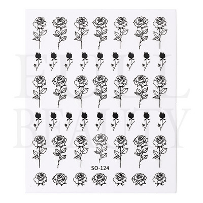 Üreges pillangós matricák körmökhöz Holografikus fényvisszaverő csillagok körömdizájn lézerarany ezüst körömdíszítő csúszkák manikűr LEBTF